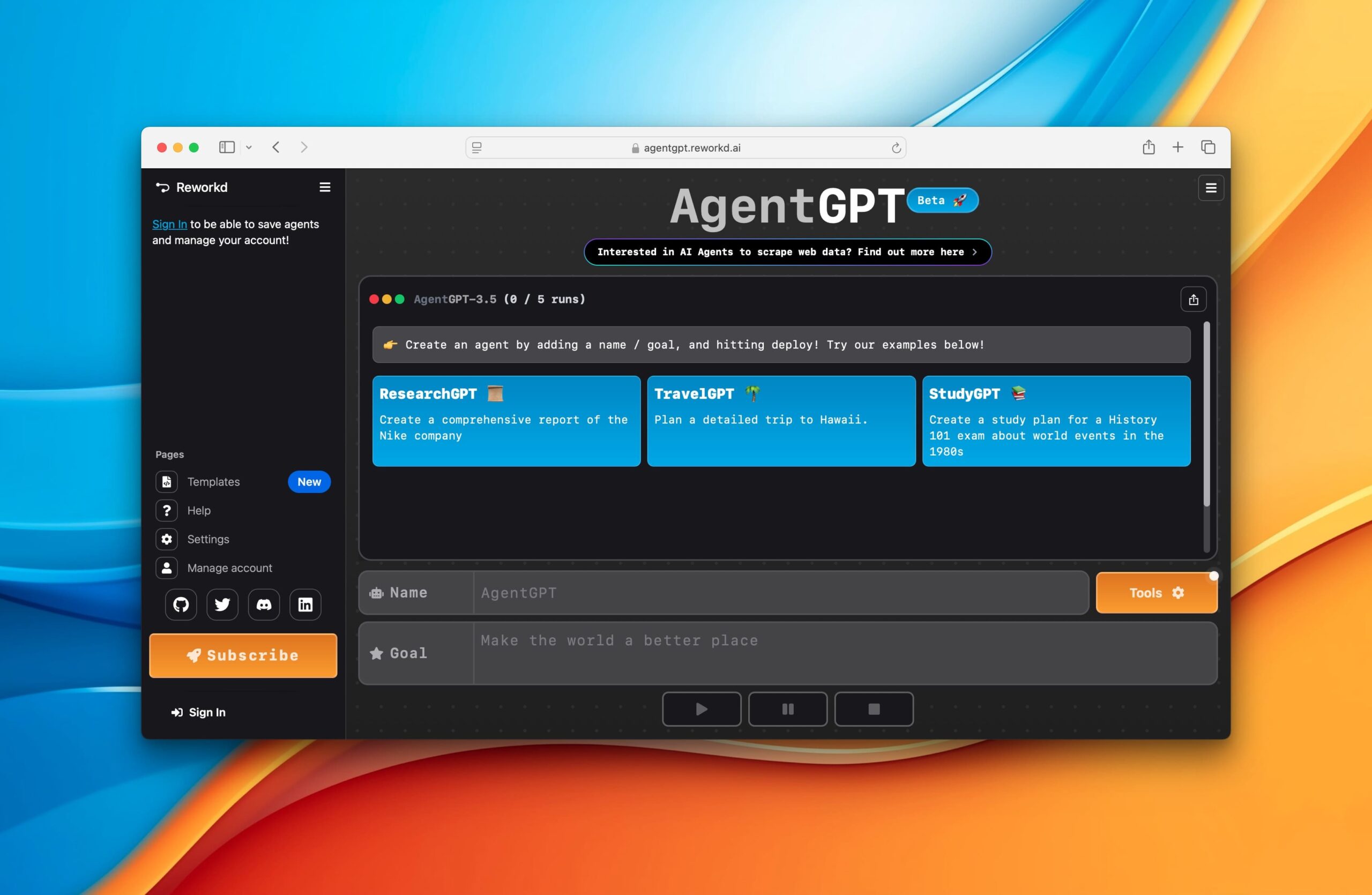 AgentGPT