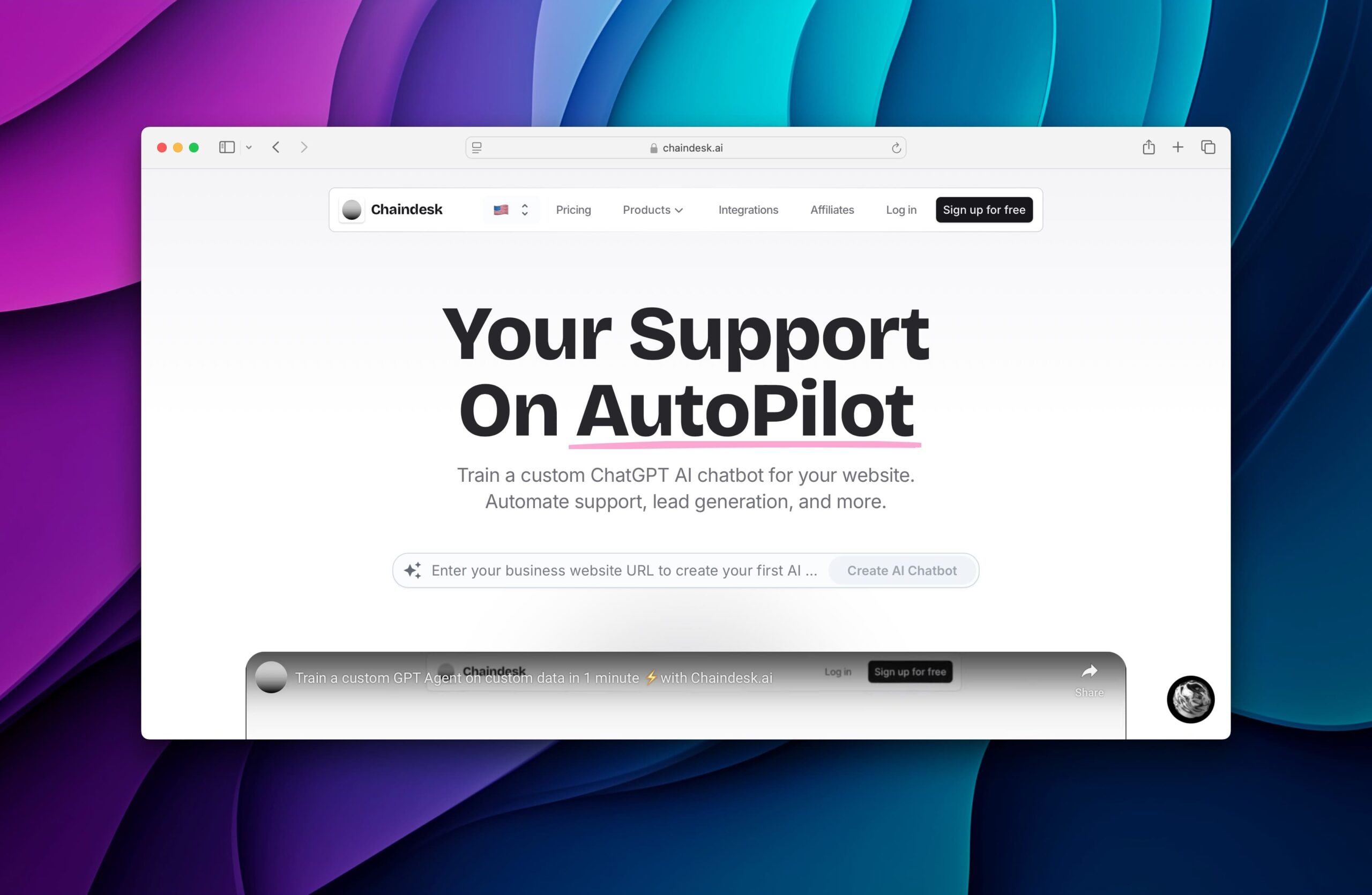 ChainDesk screenshot