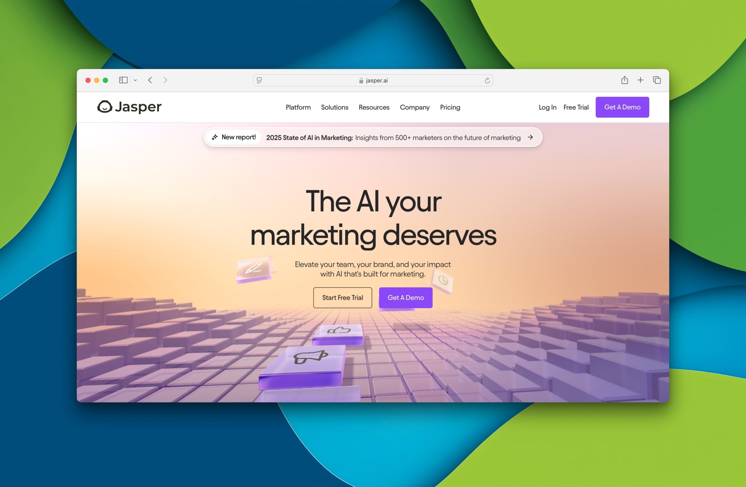 Jasper AI screenshot